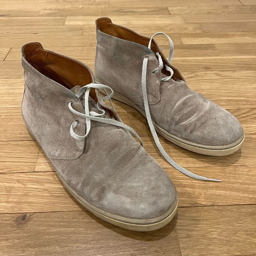 Vince Men’s Boots in Cream